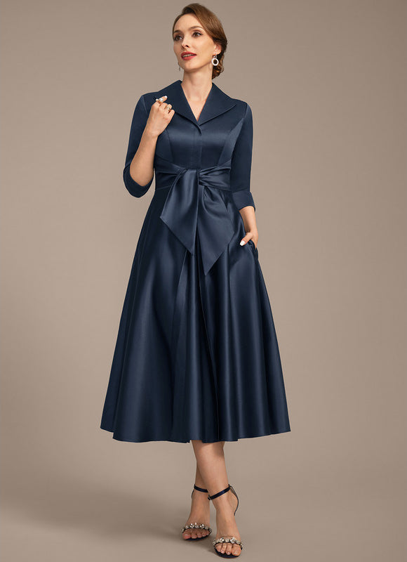 Robe Cérémonie Satin Intemporelle - gallery 3