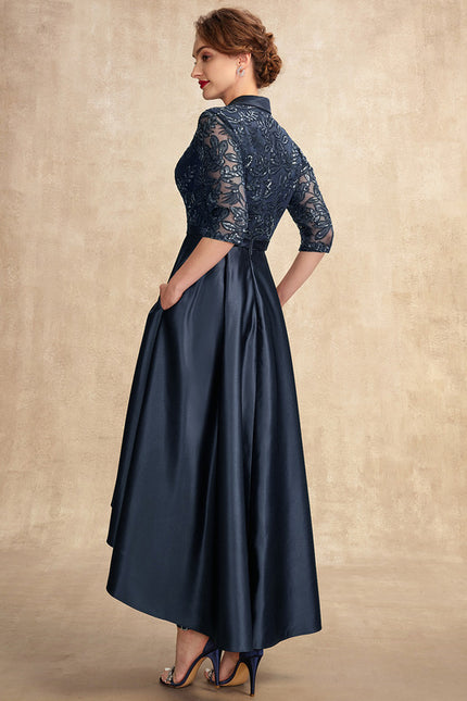 Robe Cérémonie Satinée Nuit - gallery 6