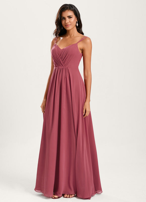 Robe Cérémonie Longue Volants Rose - gallery 3