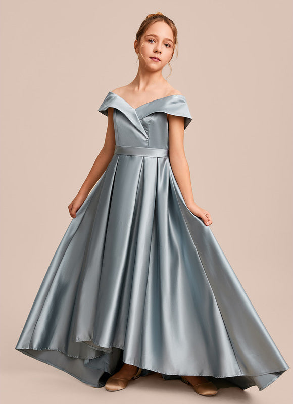 Robe Cérémonie Satinée Ailée - gallery 2