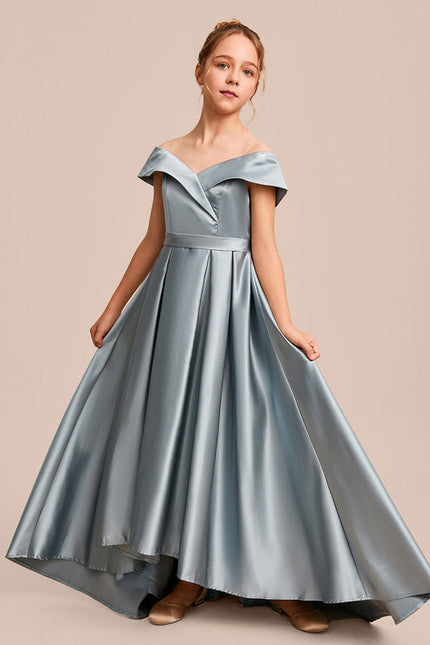 Robe Cérémonie Satinée Ailée - gallery 2