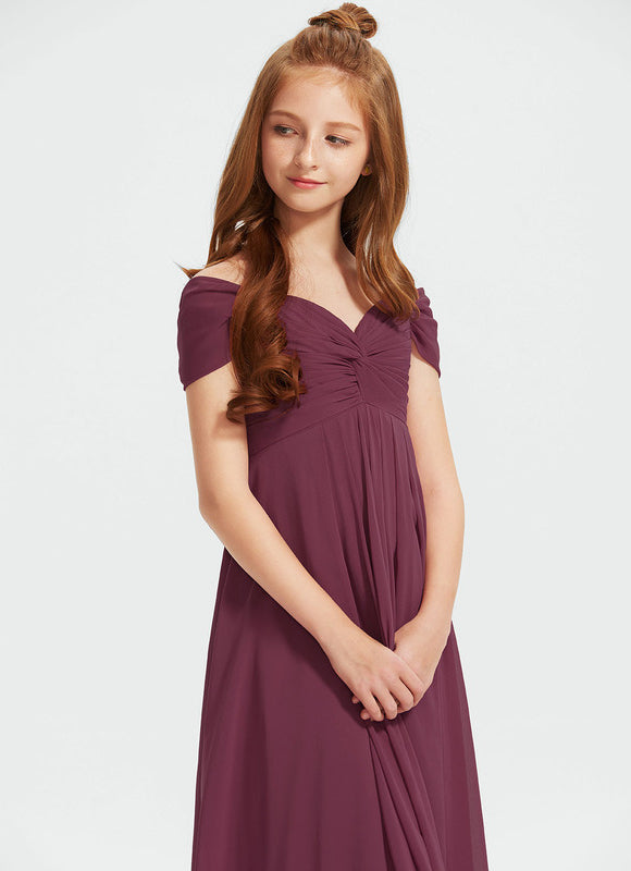 Robe Ceremonie Grande Taille Bordeaux - gallery 5