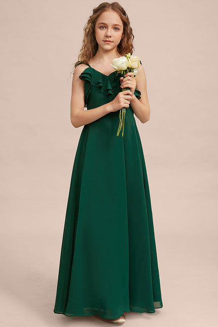 Robe Cérémonie Longue Vert Deau - gallery 1
