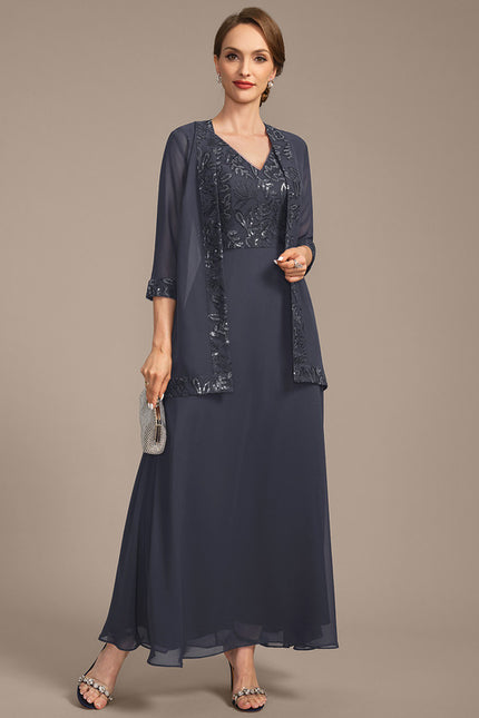Robe Cérémonie Fluide Ornée - gallery 4
