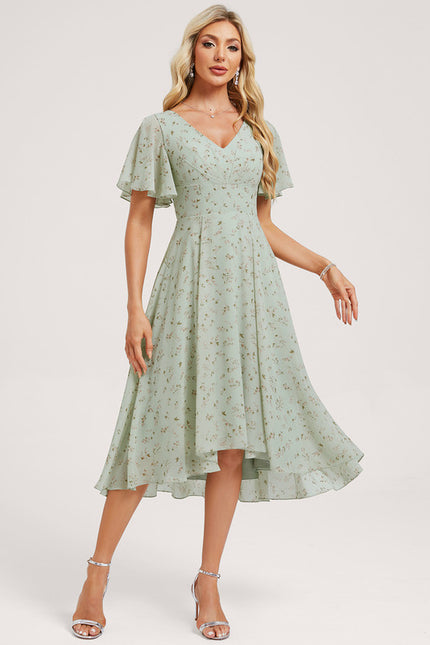 Robe Cérémonie Fluide Marine Élégante - gallery 2