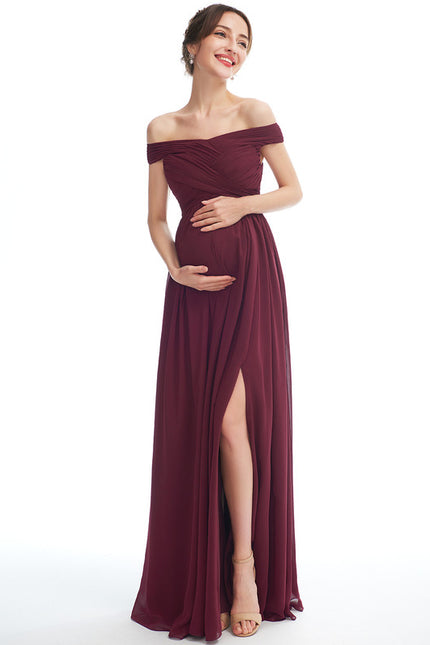 Robe Cérémonie Maternité Élégante - gallery 1