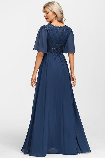 Robe Cérémonie Longue Bleu Royal - gallery 3