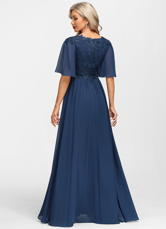 Robe Cérémonie Longue Bleu Royal - gallery 3