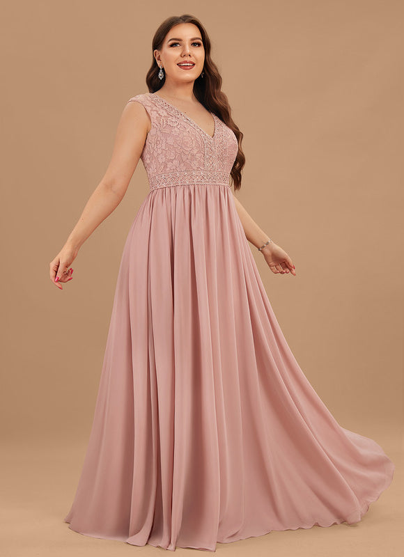 Robe Cérémonie Longue Rose Élégante - gallery 9