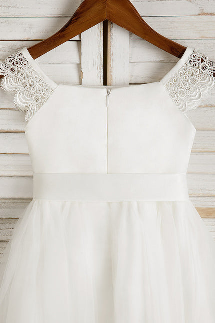 Robe Cérémonie Satin Tulle Chic - gallery 9