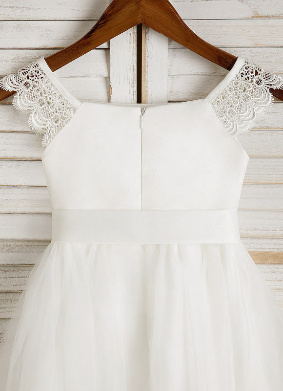Robe Cérémonie Satin Tulle Chic - gallery 9