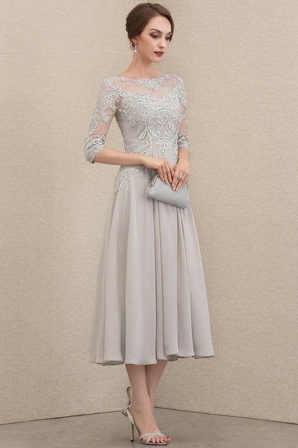 Robe Cérémonie Élégance Argentée