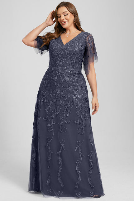 Robe Cérémonie Longue Tulle Ornée - gallery 7