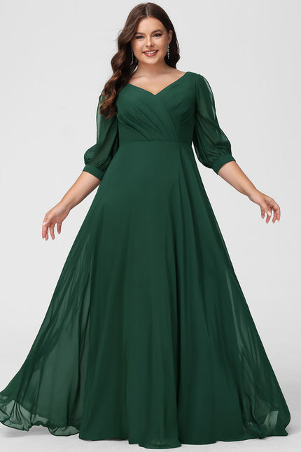 Robe Cérémonie Longue Volants Rose - gallery 8