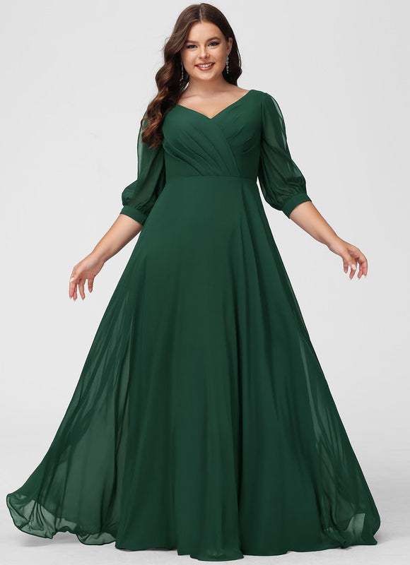 Robe Cérémonie Longue Volants Rose - gallery 8