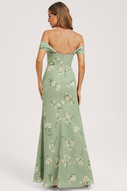 Robe Cérémonie Élégante À Décolleté - gallery 4