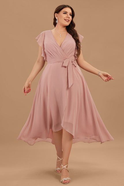 Robe Cérémonie Fluide Marine Élégante - gallery 7