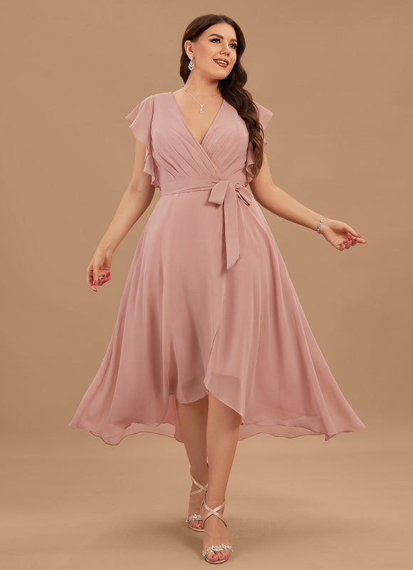 Robe Cérémonie Fluide Marine Élégante - gallery 7