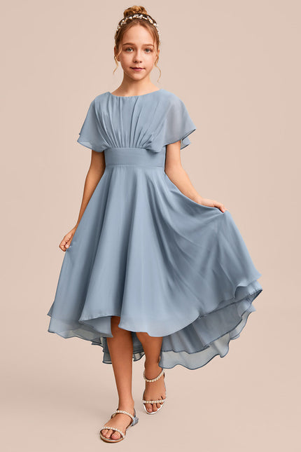 Robe Cérémonie Mousseline Marine - gallery 1