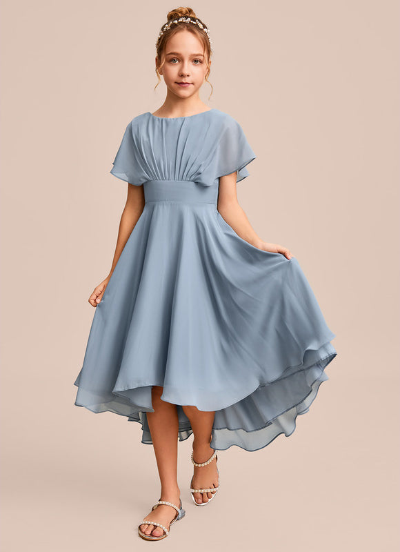 Robe Cérémonie Mousseline Marine - gallery 1