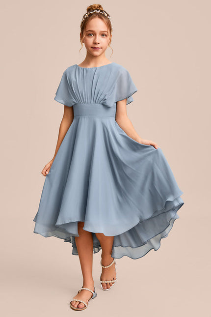 Robe Cérémonie Mousseline Marine - gallery 1