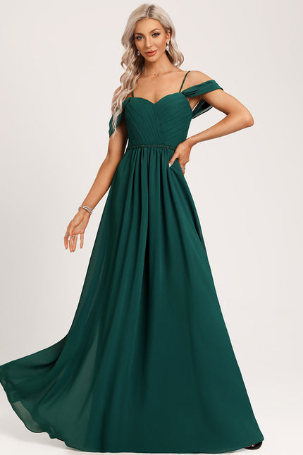 Robe Cérémonie Vague Émeraude