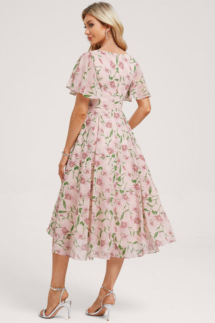 Robe Cérémonie Fluide Marine Élégante - gallery 3