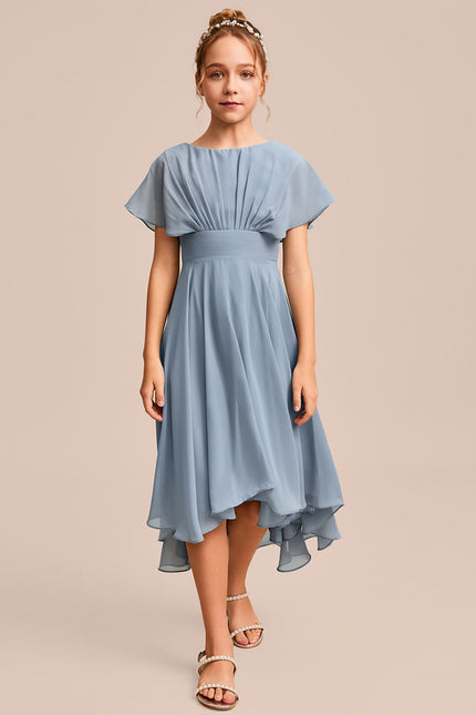 Robe Cérémonie Mousseline Marine - gallery 3