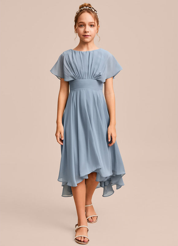 Robe Cérémonie Mousseline Marine - gallery 3