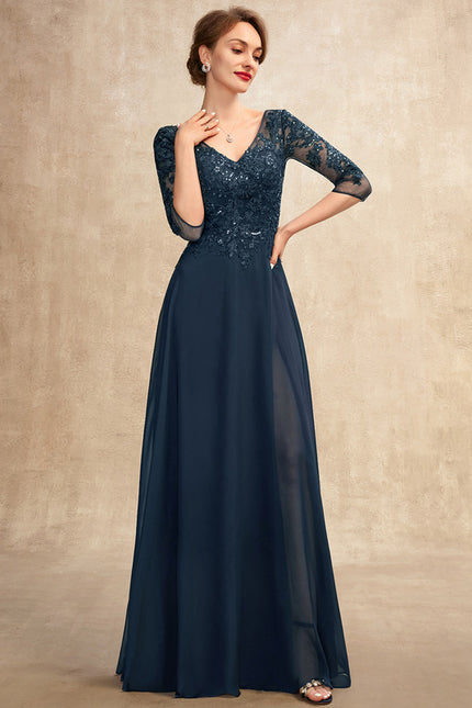 Robe Cérémonie Longue Bleu Royal - gallery 1