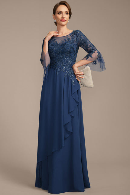 Robe Cérémonie Fluide Dentelle - gallery 2