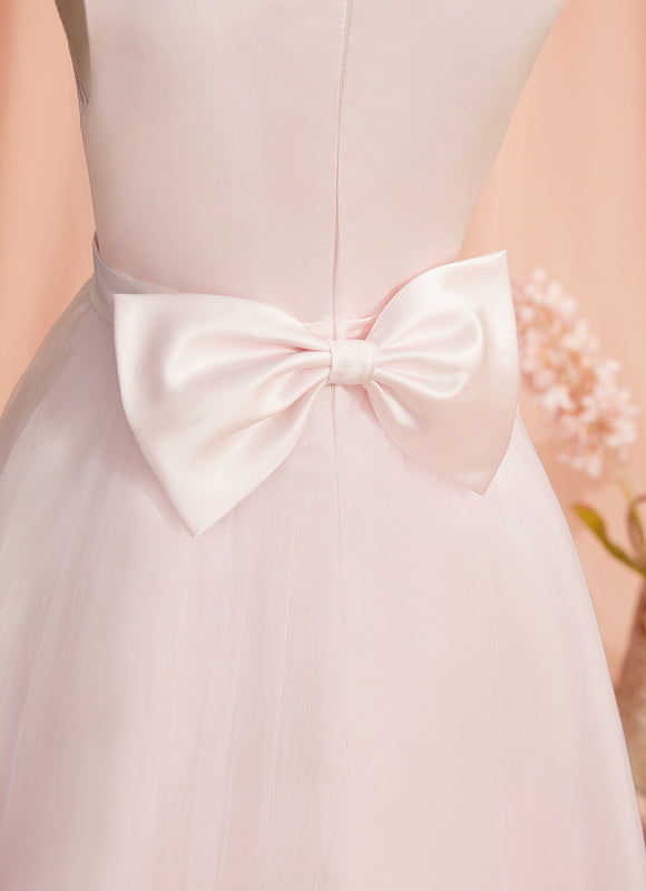 Robe Cérémonie Satinée Écrue - gallery 5