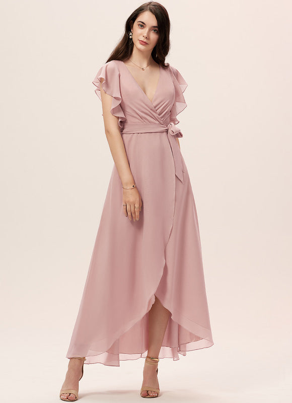 Robe Cérémonie Fluide Marine Élégante - gallery 3