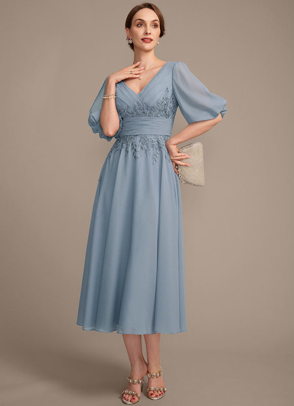 Robe Ceremonie Bleu Femme - gallery 2