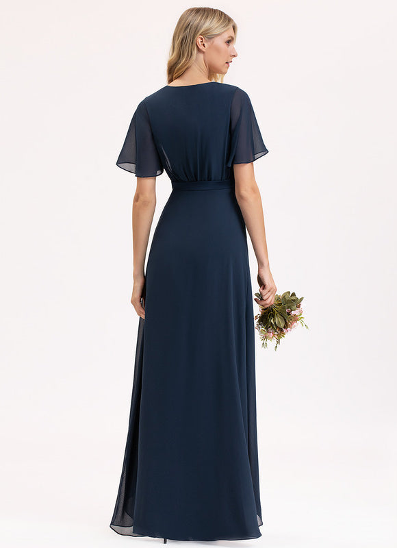 Robe Cérémonie Élégance Marine Évasée - gallery 2