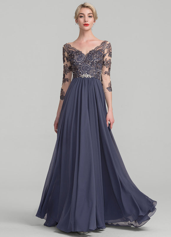 Robe Cérémonie Dentelle Nuit