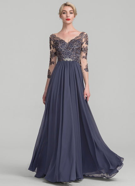 Robe Cérémonie Dentelle Nuit