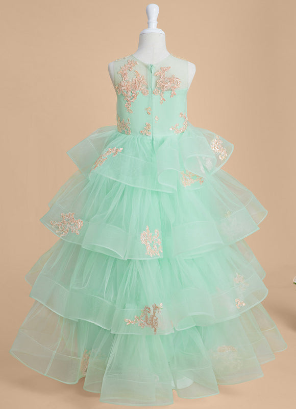 Robe Cérémonie Tulle Aquatique - gallery 4