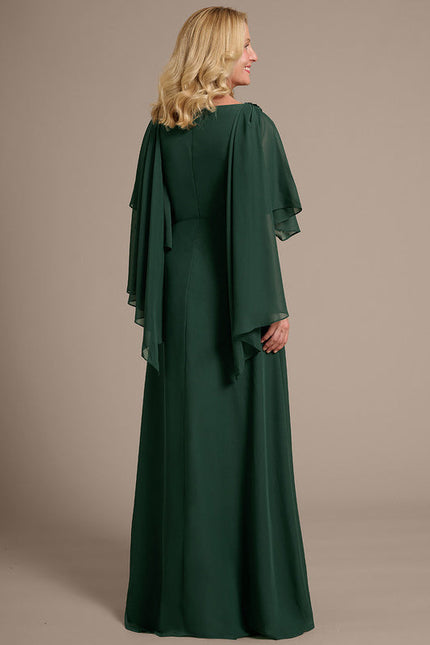 Robe Cérémonie Mousseline Émeraude - gallery 5