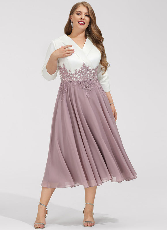 Robe Cérémonie Midi Satinée - gallery 7