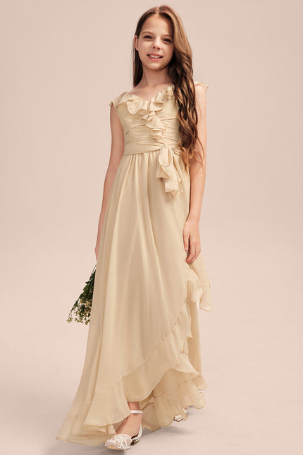 Robe Cérémonie Mousseline Évasée - gallery 4