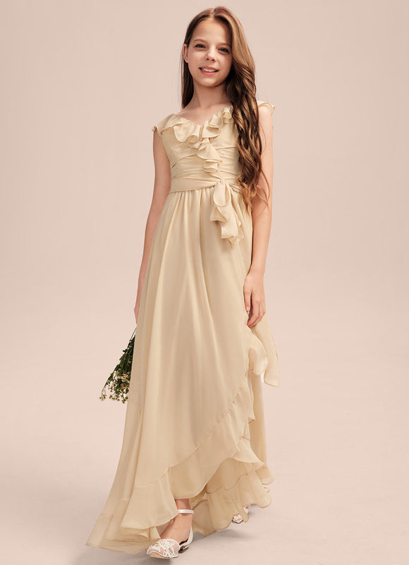 Robe Cérémonie Mousseline Évasée - gallery 4