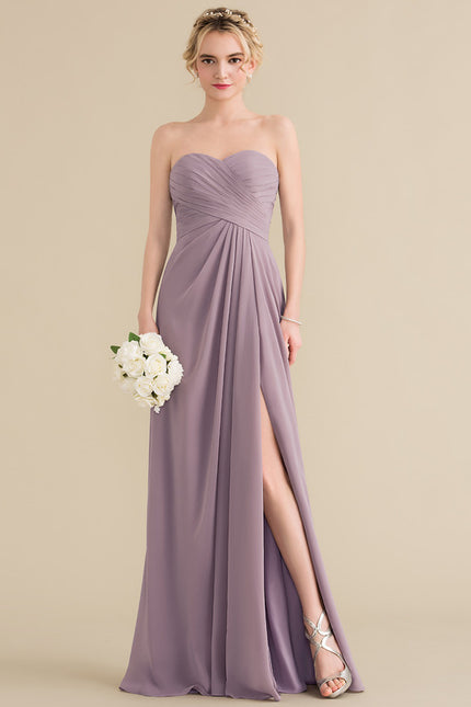 Robe Cérémonie Violet Flottant - gallery 1