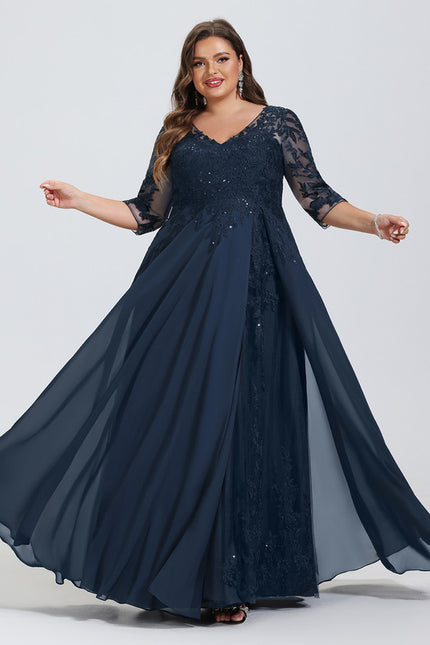 Robe Cérémonie Longue Bleu Royal - gallery 8