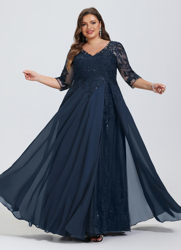 Robe Cérémonie Longue Bleu Royal - gallery 8