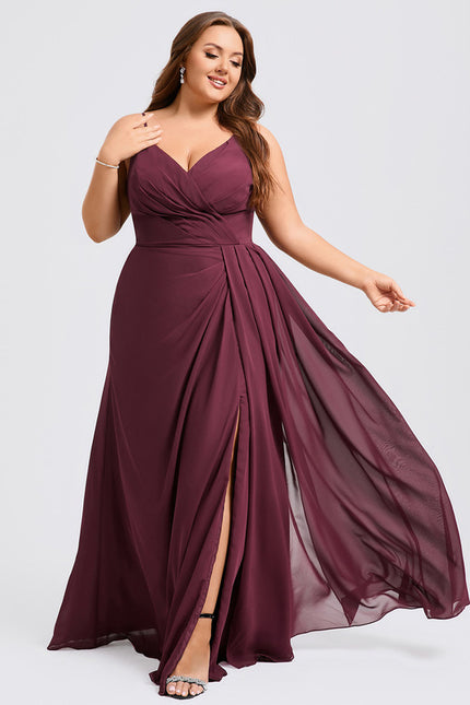 Robe Cérémonie Longue Volants Rose - gallery 7