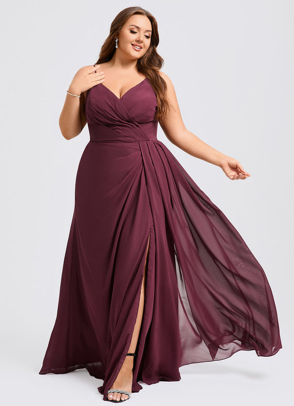 Robe Cérémonie Longue Volants Rose - gallery 7