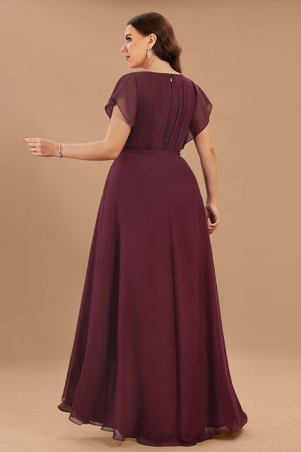 Robe Cérémonie Col Rond Volantée - gallery 9