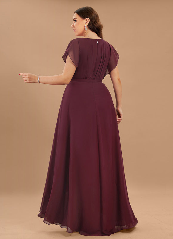 Robe Cérémonie Col Rond Volantée - gallery 9