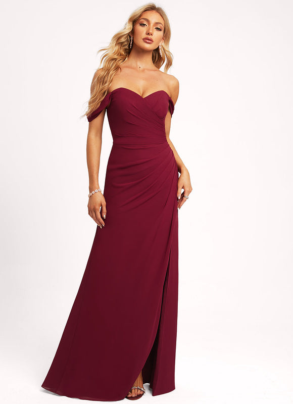 Robe Cérémonie Mousseline Vert Profond - gallery 3